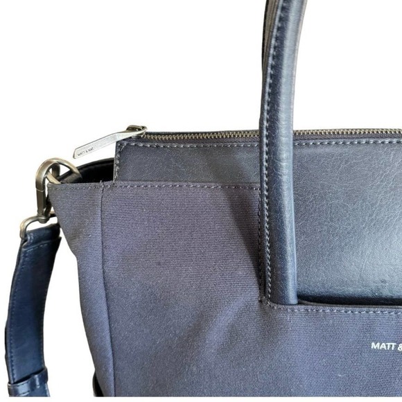 Matt and Nat PERCIO Canvas Vegan Leather Diaper Bag